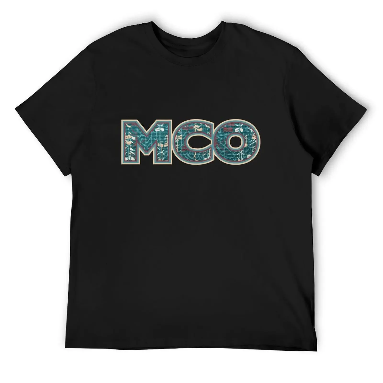 MCO Orlando International Airport Carpet Logo T-Shirt anime tshirt Blouse oversized shirts graphic tees mens workout shirts