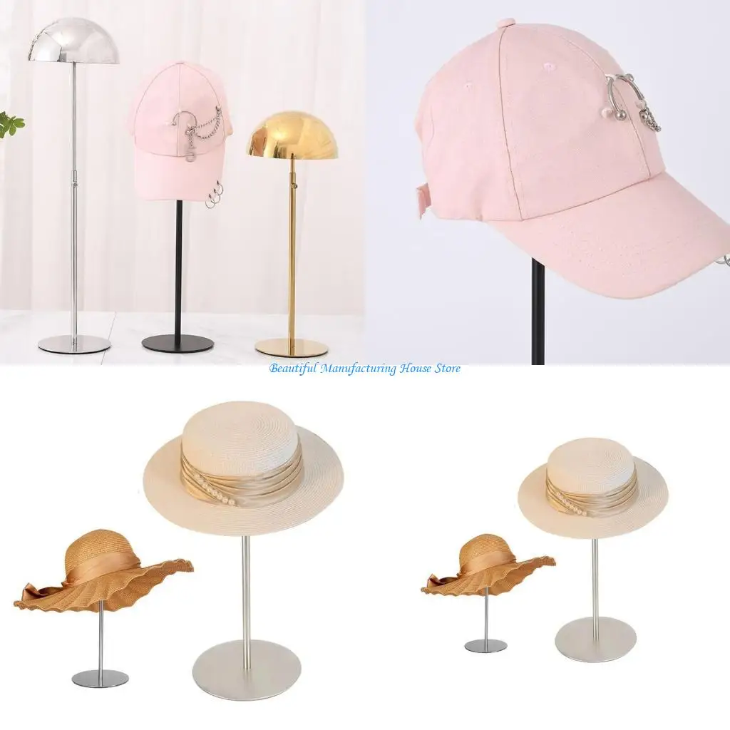 

E56A Hat Rack Stand with Dome Adjustable Height Hat Display Rack