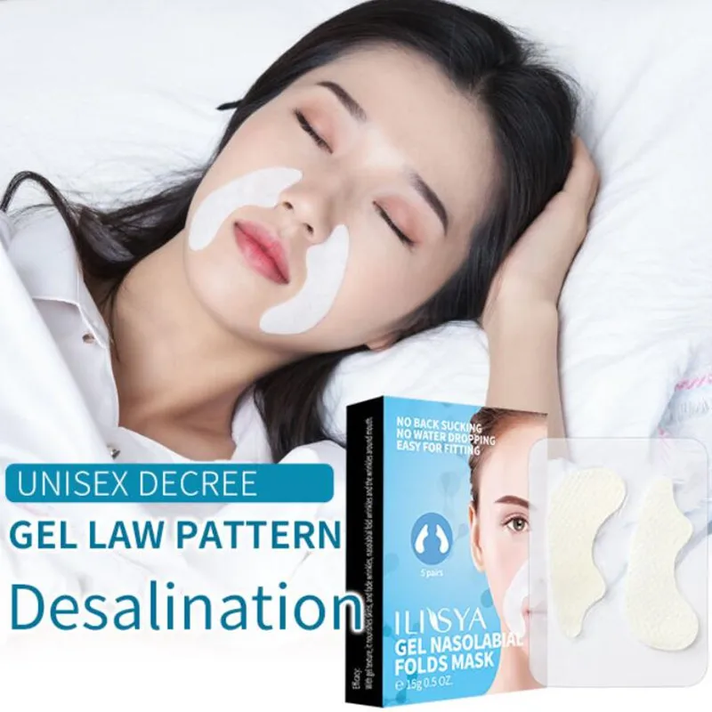 Anti-Wrinkle Nasolabial Folds Patch Fine Lines Removal Stickers Anti-Aging Mask Moisturizing Face Care