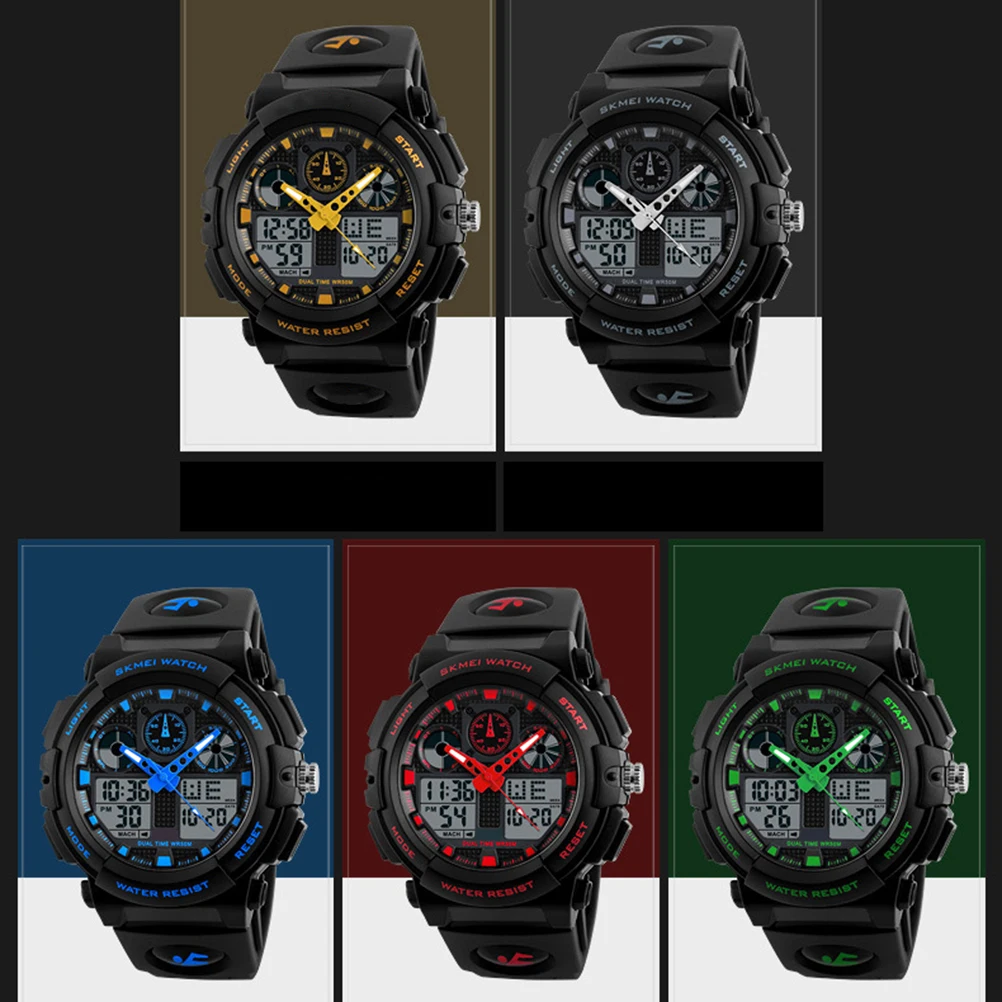 

Waterproof Digital Watch LED Quartz Movement Sports Watches for Men 50M Water Resistant Chronograph Alarm Date Week