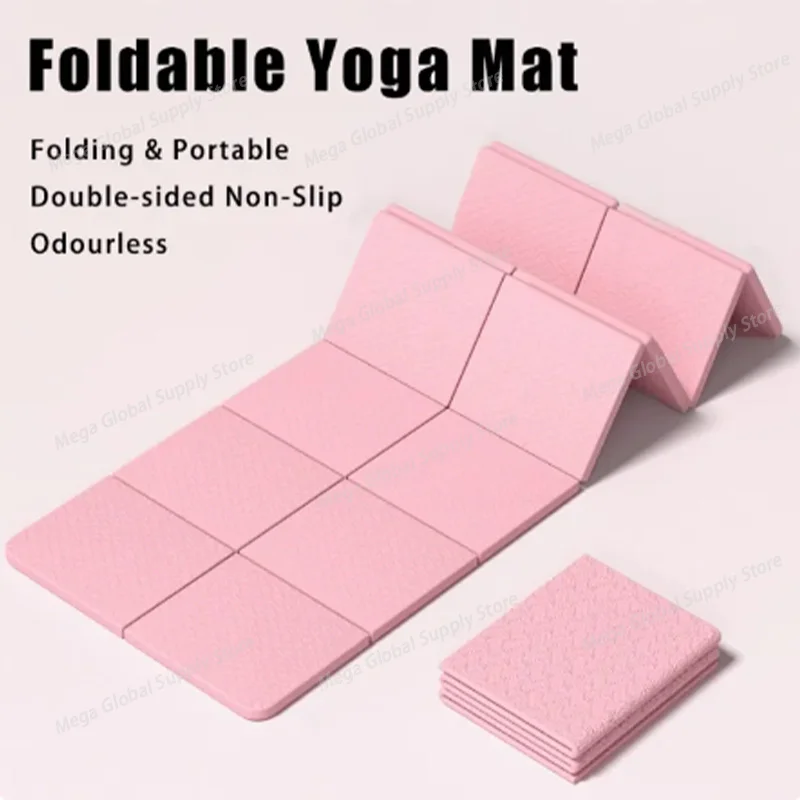 

Soft Anti Slip Yoga Mat 6MM Thick Foldable EVA Lightweight Fitness Equipment For Indoor Exercise Pilates And Gym Use