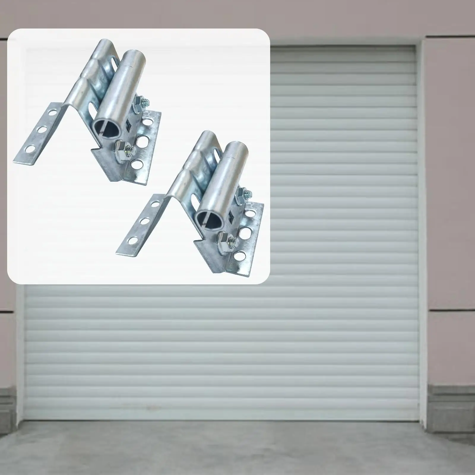 Garage Door Top Roller Bracket Galvanized Steel Accessory Kit for Home Garage Gate Sectional Door Fittings