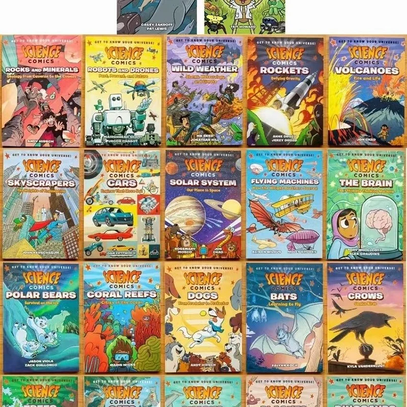 Imagem -06 - Volumes de um Conjunto de Histórias em Quadrinhos de Cor Científica Exploração Infantil e Cognição de Livros de História de Ciência Natural Stem 22