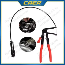 Bendable Hose Clamping Pliers Flexible Cable Type Swivel Pincer Clamps Removal Repair Tools for Automotive Radiator Fuel Water