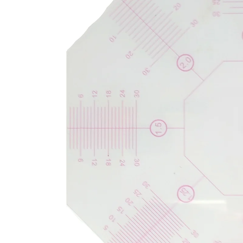 Patchwork Ruler Seam Quitting Ruler 1.0 1.25 1.5 2.0 2.5 3.0 5.0 6.0 P808