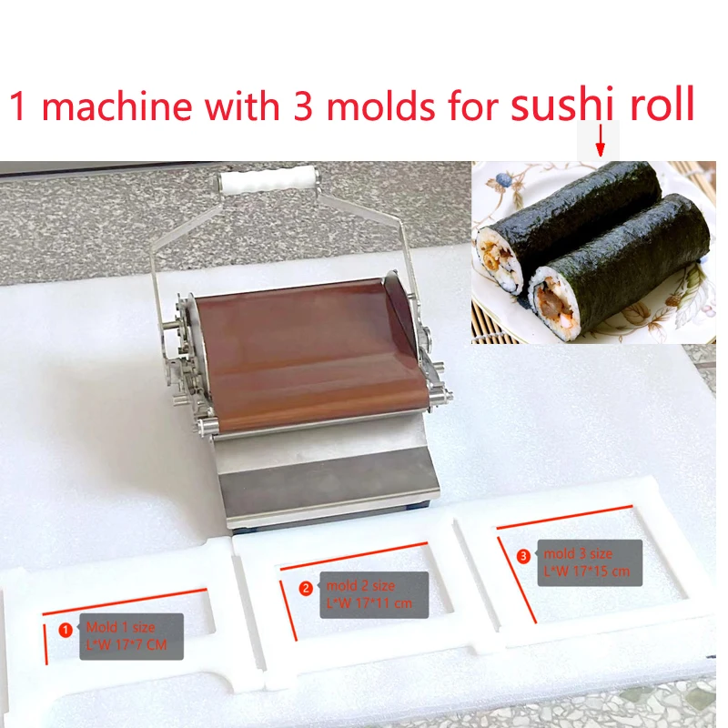 

Premium Sushi Making Kit: Vegetable & Meat Roll Tools with Shou Driver, Drum Rice Mold - Kitchen Accessories for Perfect Sushi R