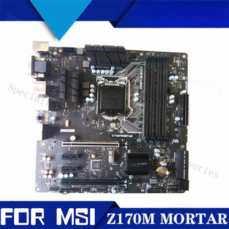 A+FOR MSI Z170M MORTAR Motherboard Support 7700K with M.2 Interface Tested OK