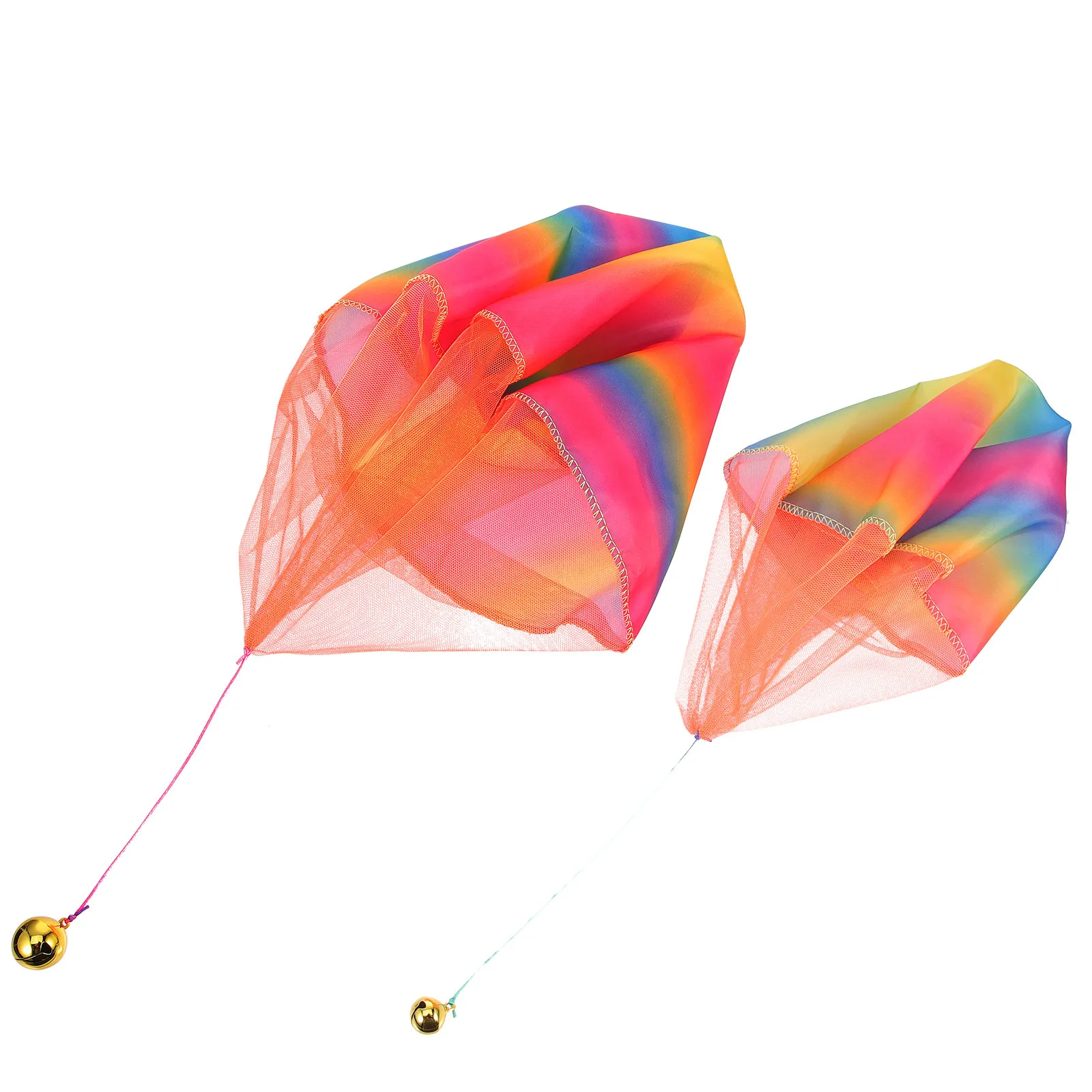 

2Pcs Children Parachute Flying Outdoor Hand Throw Parachute for Kids Classroom Party Fun Educational Play Children Flying Toys