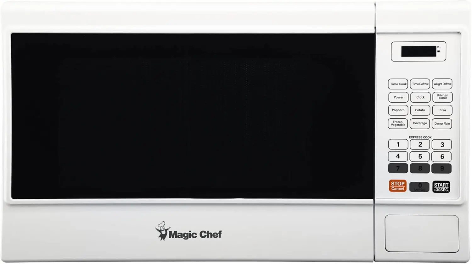 White 1.6 Cu Ft Countertop Microwave Oven