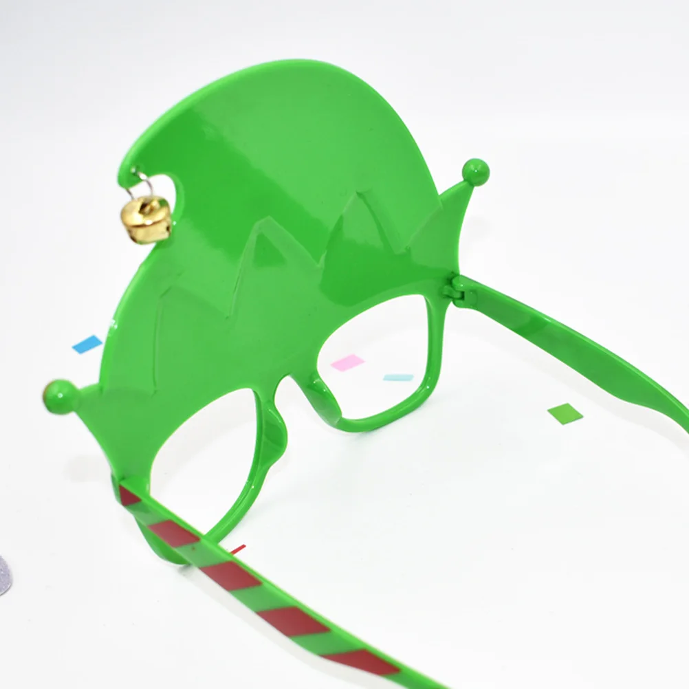 แว่นตาเอลฟ์คริสต์มาส น้ำหนักเบา กรอบสีสันสดใส อุปกรณ์ประกอบฉากถ่ายภาพ สำหรับเด็กและผู้ใหญ่ ชุดแฟนซีปาร์ตี้ คอสเพลย์ แว่นตาสำหรับงานเต้นรำและงานแฟนซี