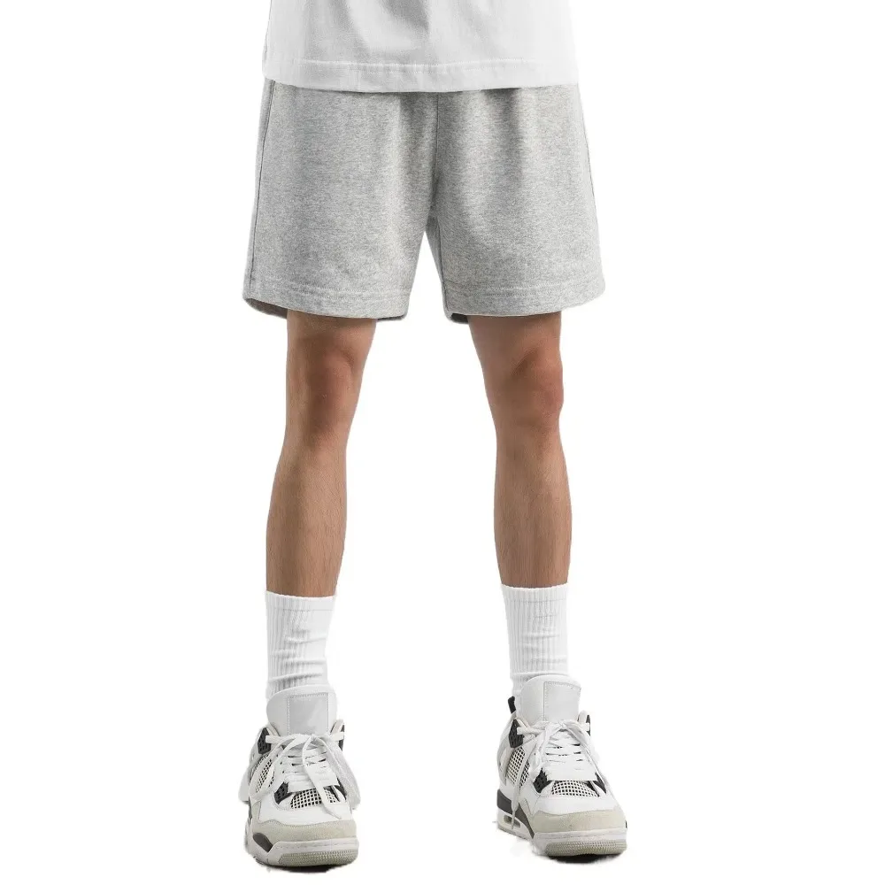 

Fashion Loose High Waist Shorts Lace Up Solid Color Wide Half Leg Pants Drawstring Thin Causal Shorts Men Male
