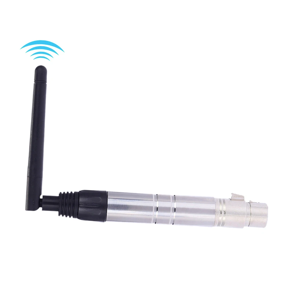 

Мощный беспроводной приемник DMX512 2.4G ISM 23DBM с антенной для светодиодов, сверхдальний радиус действия 1000 м, с разъемом XLR (женский)