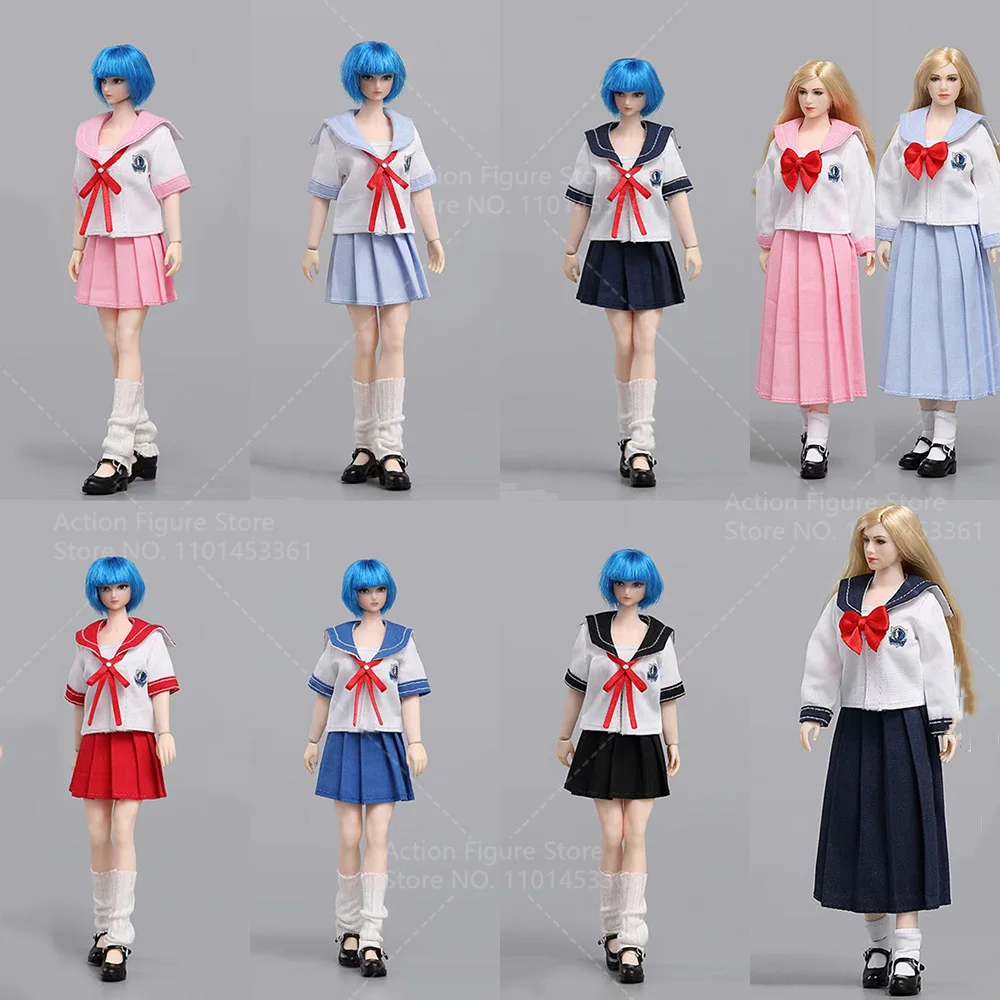 cdtoys cd047 1/12 Scale Cute Girl Sailor Suit JK School Uniform Clothes Set Model Fit 6-inch Female Soldier Action Figure Body