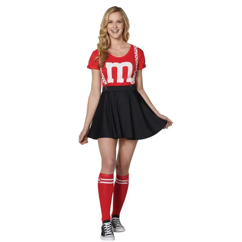 Conjunto de disfraz de animadora japonesa para mujer, uniforme de chica de secundaria, traje de animadora brillante Sexy, fiesta de Halloween