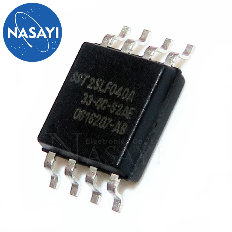 

10 шт SST25LF040A-33-4C-S2AE SST25LF040A SOP-8