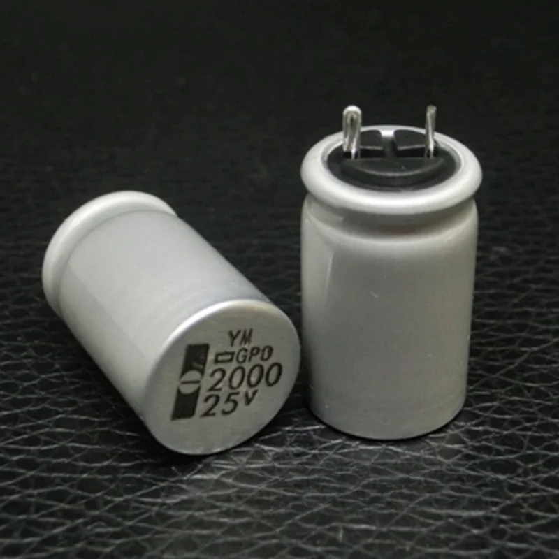 

5PCS brand new original Black King Kong 25v 2000uF GPD high temperature resistance 135 degrees imported electrolytic capacitor