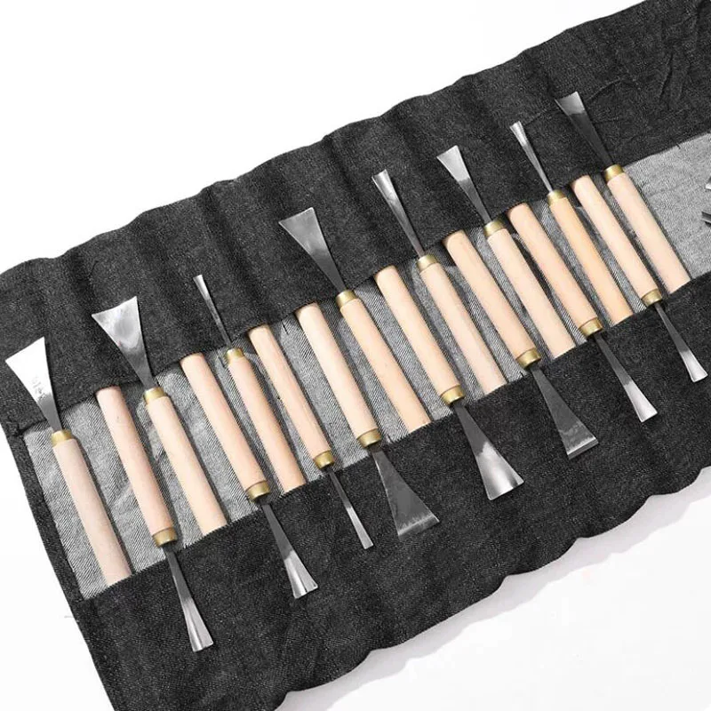 31pcs Wood Carving Tool Kit 1.0 0.5cm Fine Detail to 3.0 2.5 2.0cm Chisels - Comprehensive Set for Carving Enthusiasts