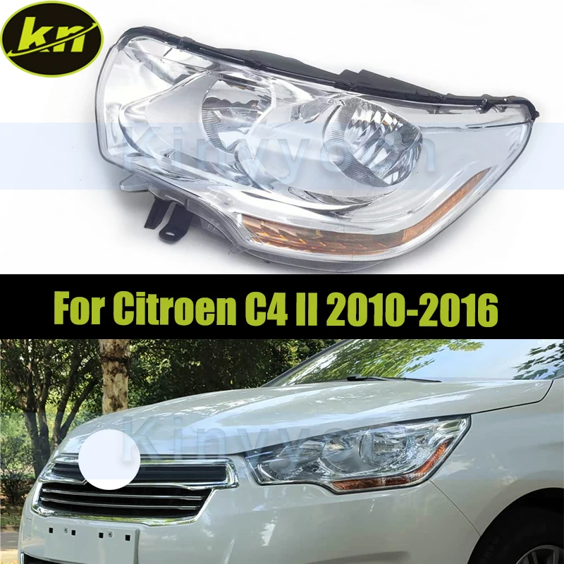 

Car Front Bumper Headlight Headlamp For Citroen C4 II 2010 2011 2012 2013 2014 2015 2016 Head Light Head Lamp