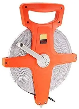 Open Reel Fiberglass Tape Measure 100 Meter 330 FT Measuring Tape