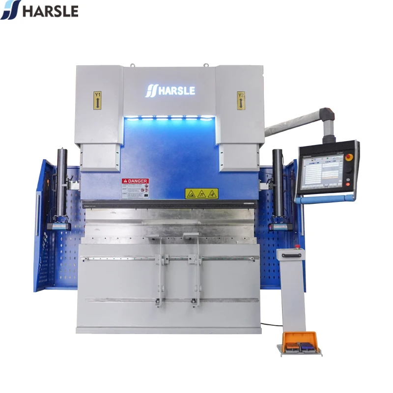 HARSLE Industy DELEM  8+1 small Electro-hydraulic cnc press brake machine bending machine