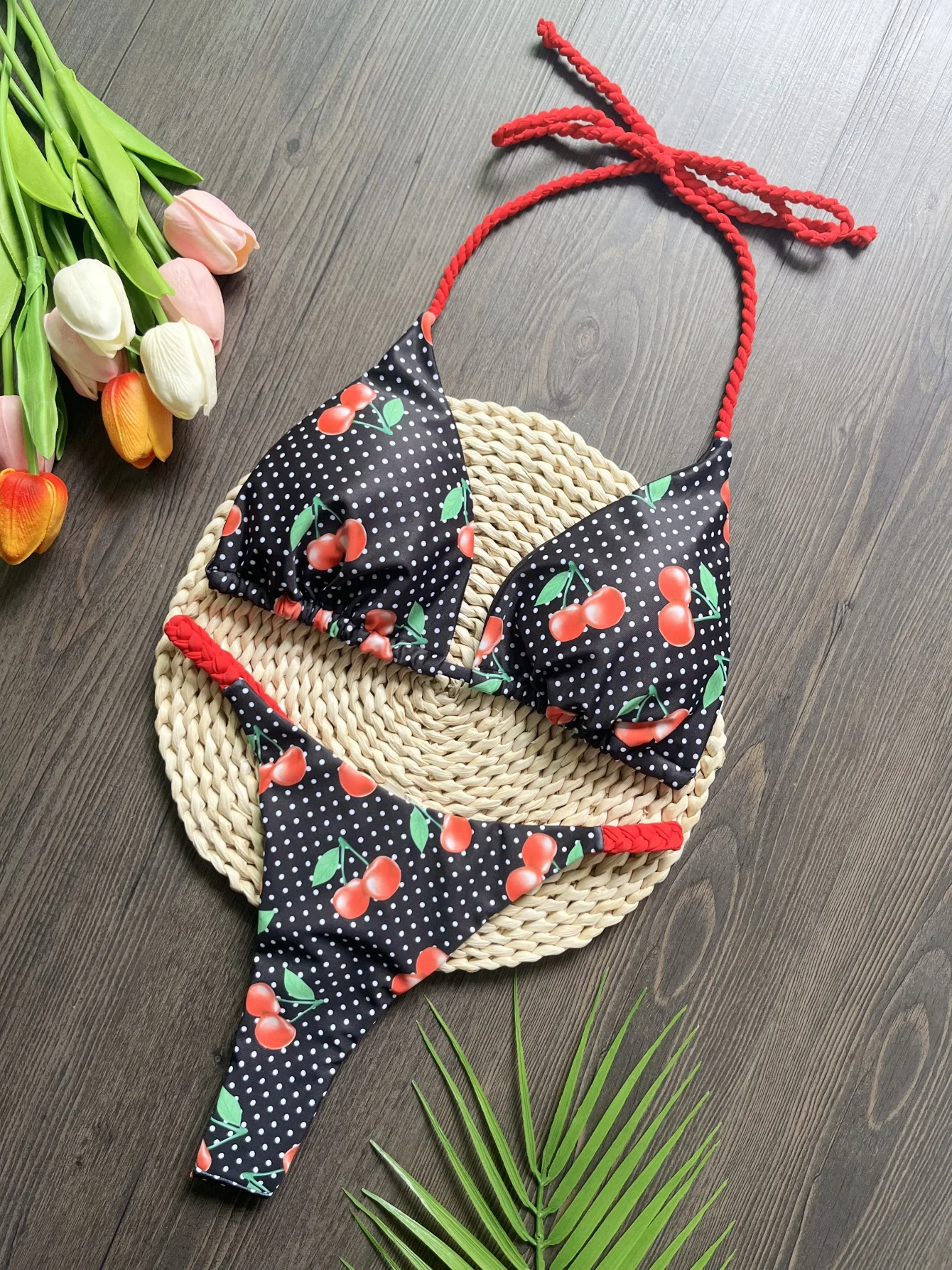 RUOTONGSEPT Women Swimwear Bikini Set Thong Swim Suit Women Bathing Suits Bikini Biquini Brazilian Weaving rope Swimwear