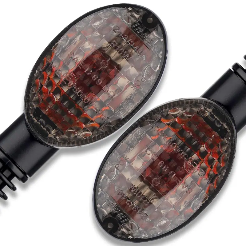 الجبهة الخلفية دراجة نارية بدوره أضواء الإشارة المتعري لمبة لكاواساكي نينجا 250R KLX 125 150 250 KLX150L KLX250S VN 650 فولكان S #3