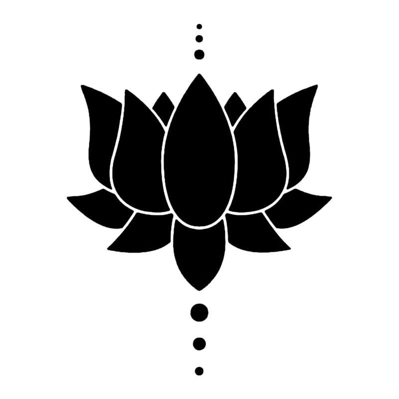 

Creative Lotus Pattern Vinyl Decal Personalized Car Decoration High Quality Waterproof Decal Fashion Car Accessories