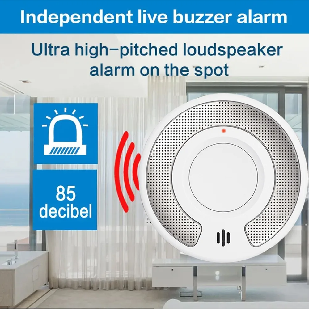Детекторы дыма, дымовая сигнализация, беспроводной соединенный датчик дыма, охранная сигнализация для дома, противопожарная защита, умная жизнь