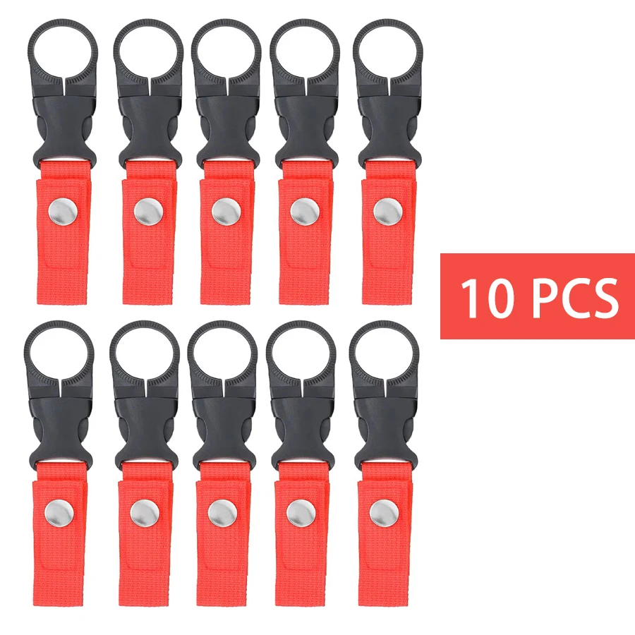Gurtband Schnalle Haken Wasser Flasche Halter Clip Outdoor Nylon EDC Klettern Karabiner Gürtel Rucksack Aufhänger Camp Karabiner Gürtel Clip