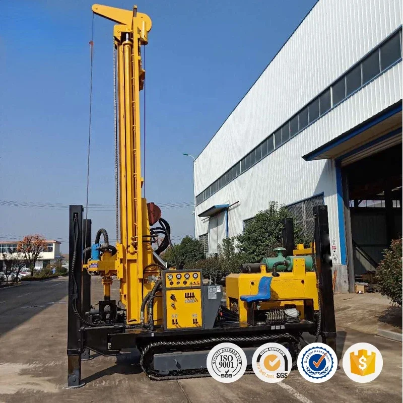 200m Drill Machine DTH Rock Water Well Rotary Drilling Rig Energy Mining Hydraulic Water Wells Drilling Machine Mining Machinery