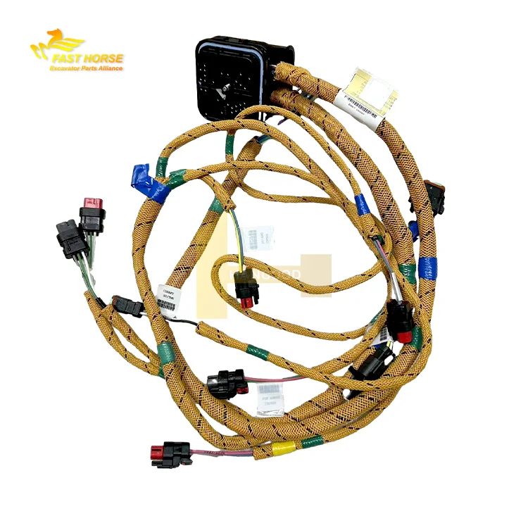 Excavator parts C15 C18 engine wiring harness 354-0049 complete wiring harnesses for CAT 365C 374D 390D wire harness assembly