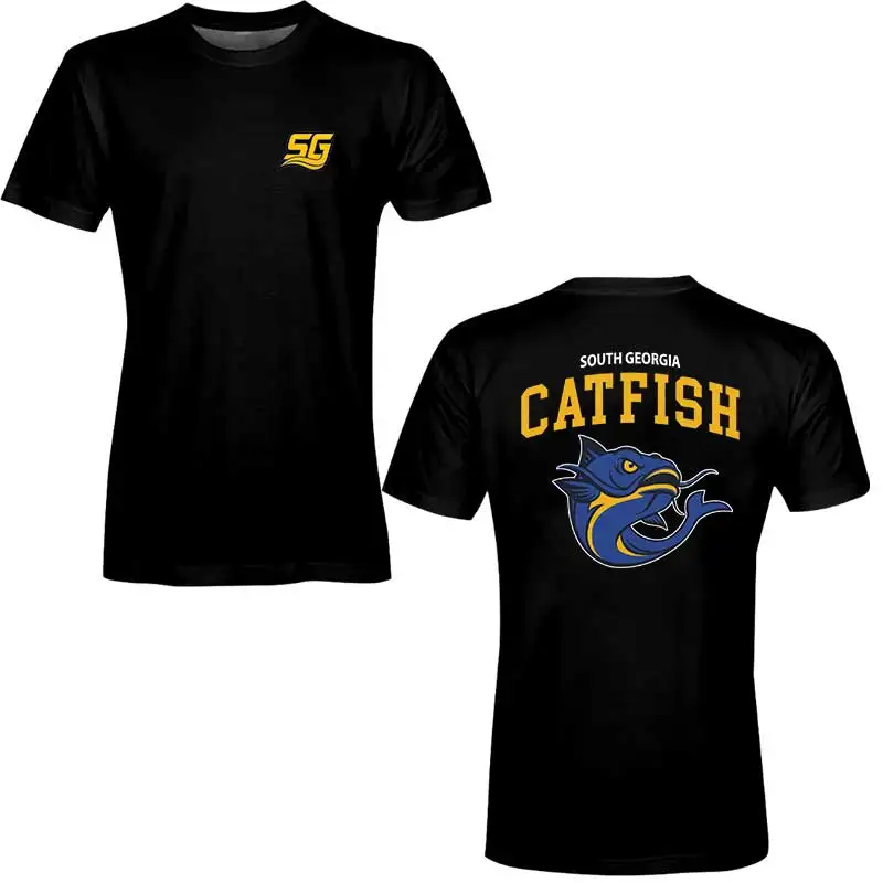 تي شيرت تشاد باورز ساوث جورجيا كات فيش للجنسين كاجوال للجنسين Y2K أنيق للصالة الرياضية الصيفية