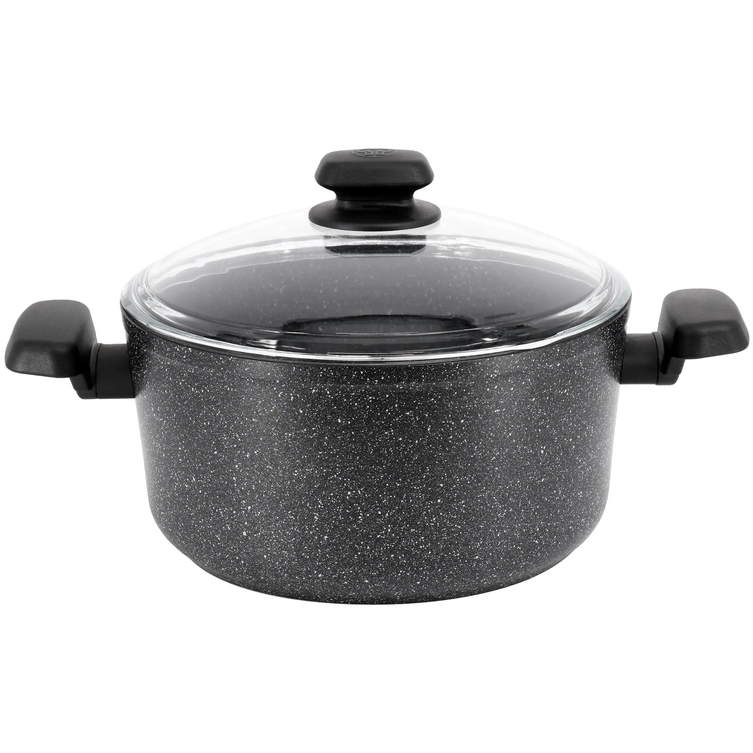 

Ornella Non Stick 11 Inch 8 Liter Casserole with Lid in Black
