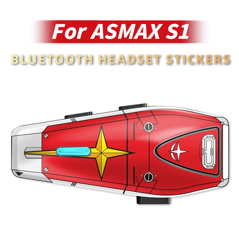 

For ASMAX S1 Headphone Stickers, S1 Accessories, Decorative Protective Decals, Anti-Scratch Vinyl Skins for Bluetooth Earphones