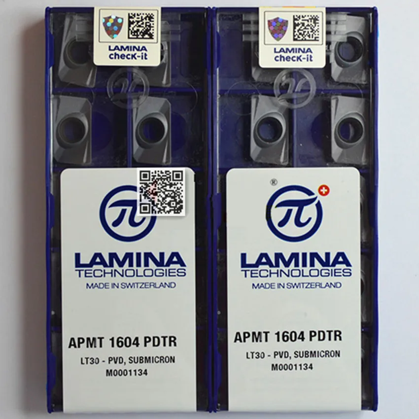 APMT1604PDTR LT30/APMT1604PDER-H2 LT15/APMT1604PDER-M2 LT15 APMT1604PDER LAMINA CNC carbide inserts 10pcs/box