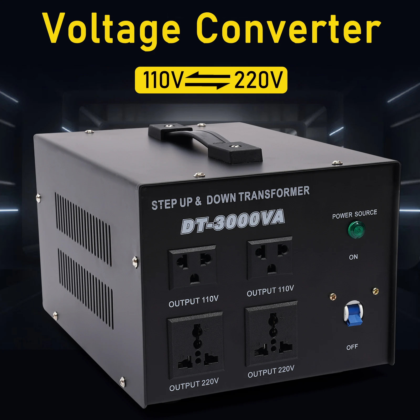 3000W Voltage Regulator Converter Transformator 220V Naar 110V Step Up/Down