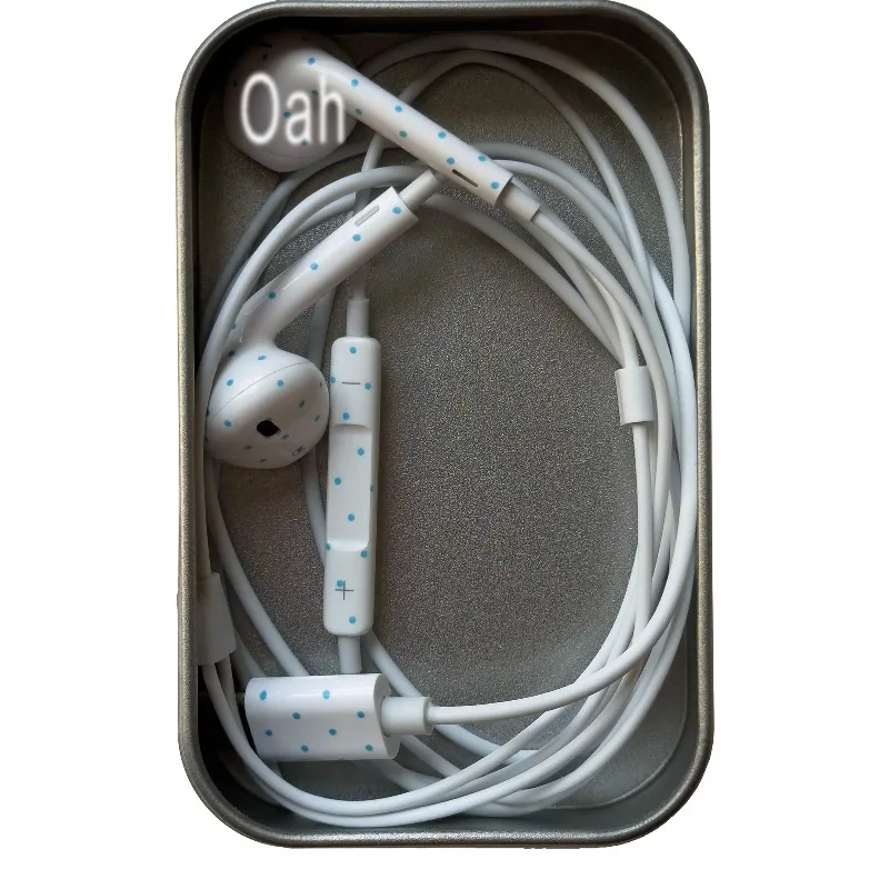 Oah Polka Dot Wired Earphones ABS Material Type-C/Lightning Dynamic Hifi Wired Earphones Digital Audio Headphones Gifts view 6