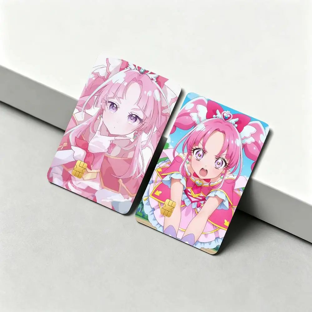K-Kobayashi Mikuru Cure Mystique 4pcs 1Set Card Stickers Small Waterproof Chip 4PCS Card Sticker Anti-Scratch