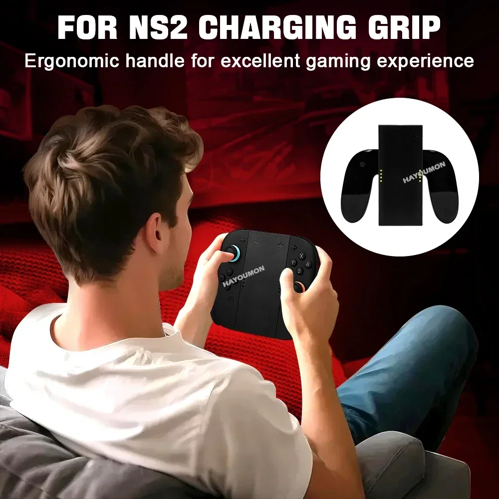 for NS2 Gaming Accessories For Switch 2 Charger Grip Bracket for NS2 Joystick Controller Grip Handle Portable Charging Station - view 6