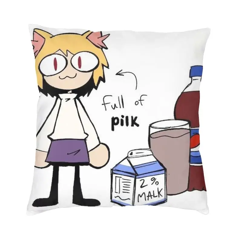 Nordic Neco Arc Cartoon Animated Tv Movie Cat Cushion Cover Polyester Pillow Case Home Decorative Pillowcase