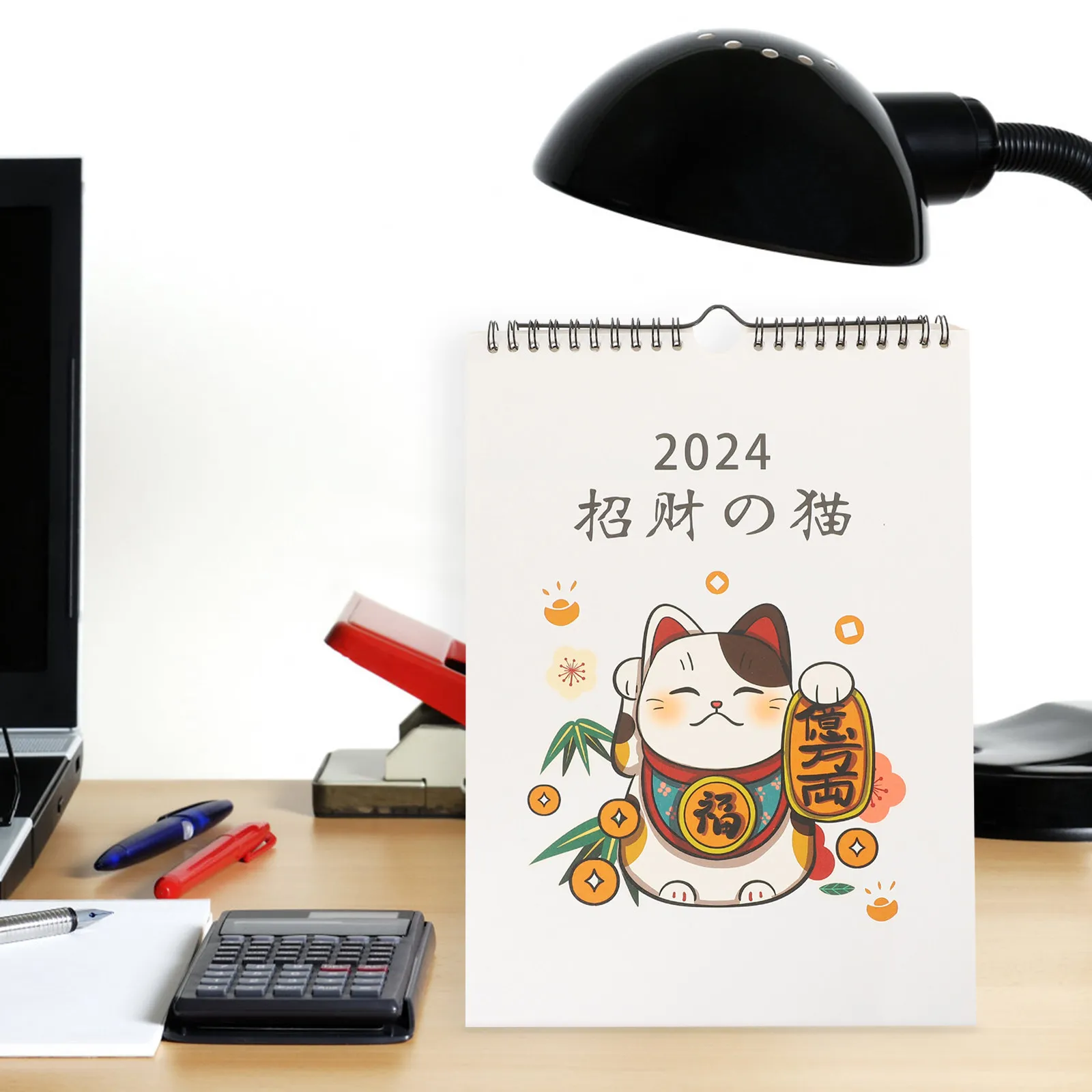 

Annual Wall Calendar Desktop Aesthetic Home Hanging Calendars Delicate Family Chinese