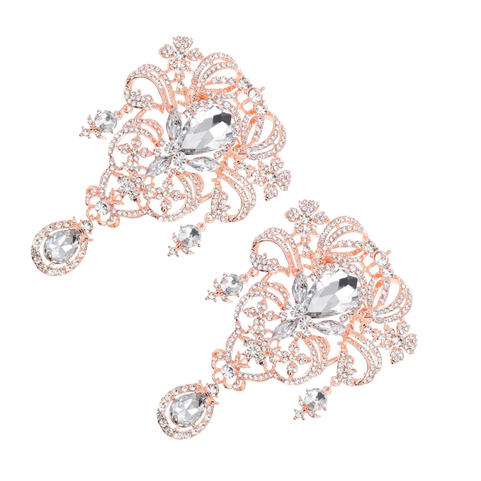 

Vintage Brooches for Women Corsage Dress Accessories Unique Miss Rhinestone Pin