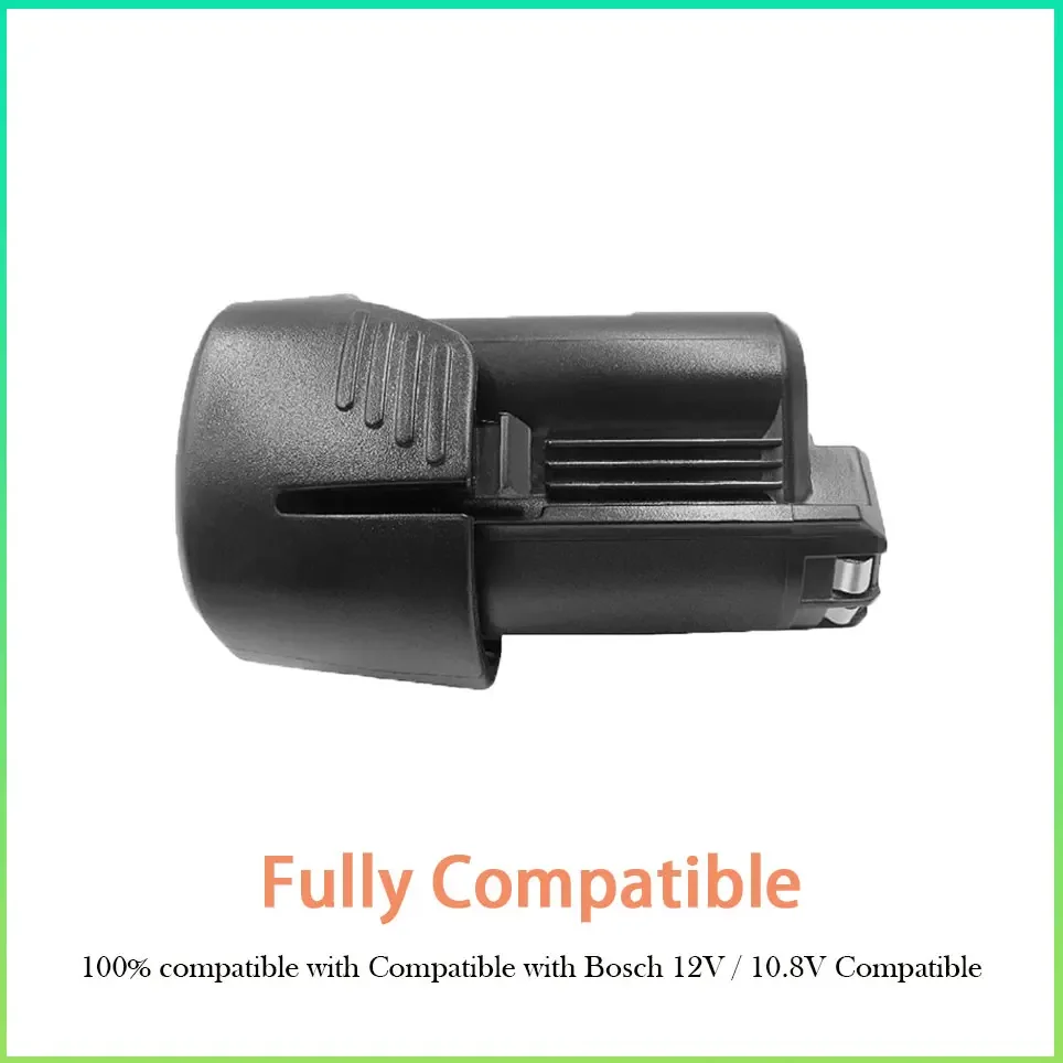 BOSCH BAT411 Rechargeable Battery 10.8V/12V 3000mah Li-ion Battery For BAT411 BAT412A BAT413A D-70745GOP 2607336014 PS20-2