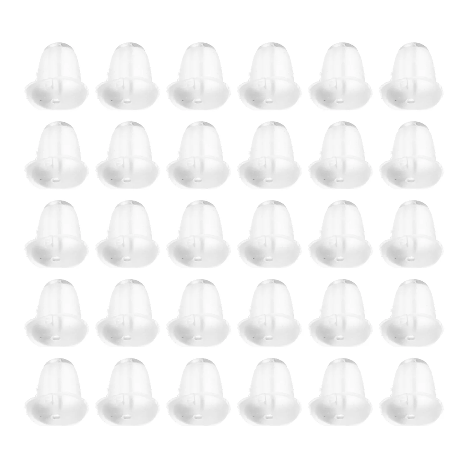 

8000Pcs Clear Silicone Earring Backs Soft Stoppers for Studs Hooks DIY Jewelry Accessories Secure Comfortable Ear Ring Backs