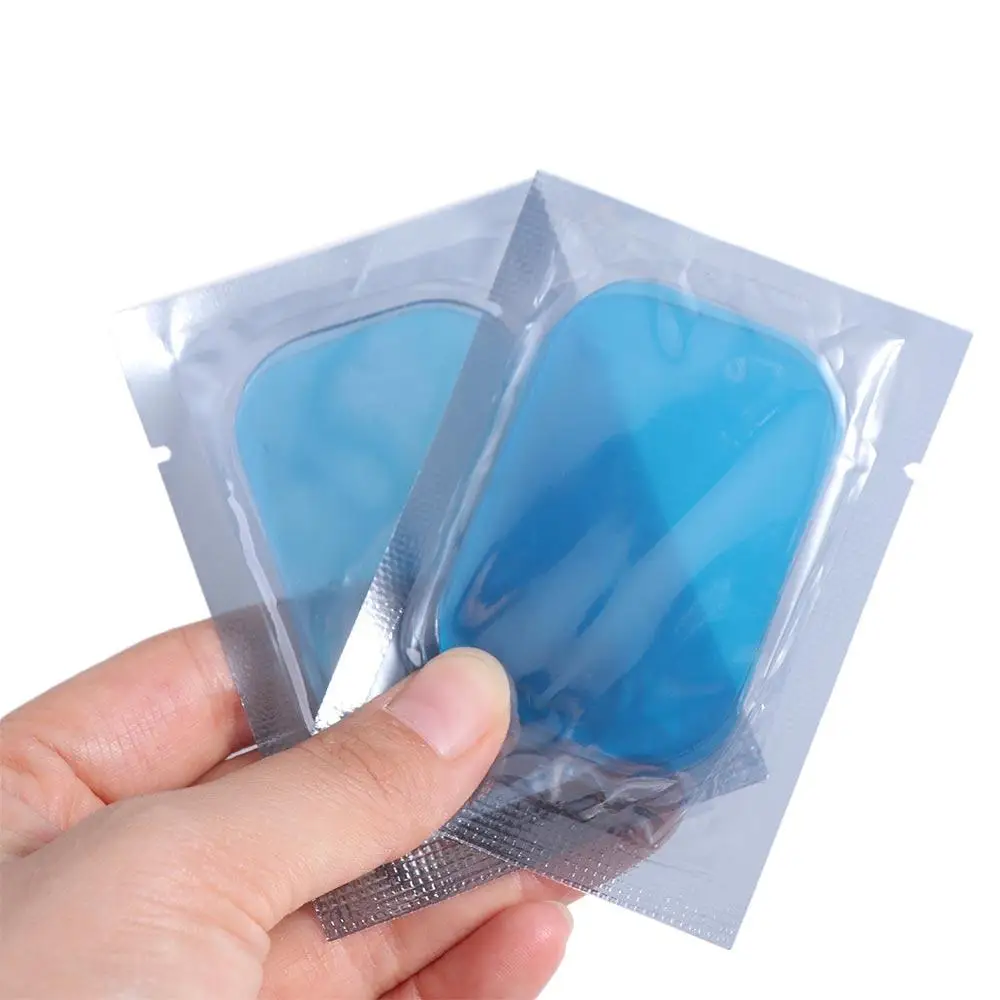 10Pcs Hydrogel Fitness Gel Pads Trainer Gel Patch Electrode Stickers EMS Trainer Gel Hip Exerciser Neck Massager