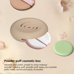 Silicone powder puff box breathable powder puff box powder puff holder shatterproof beauty sponge holder travel box