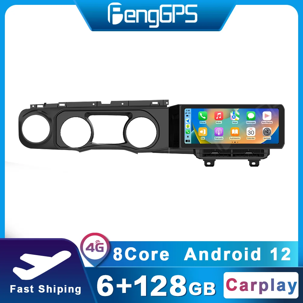 PENGGPS For Jeep Wrangler 2010-2017 Car Radio Multimedia Video Player Android 13 Wireless Carplay Auto Touch Screen Navigation