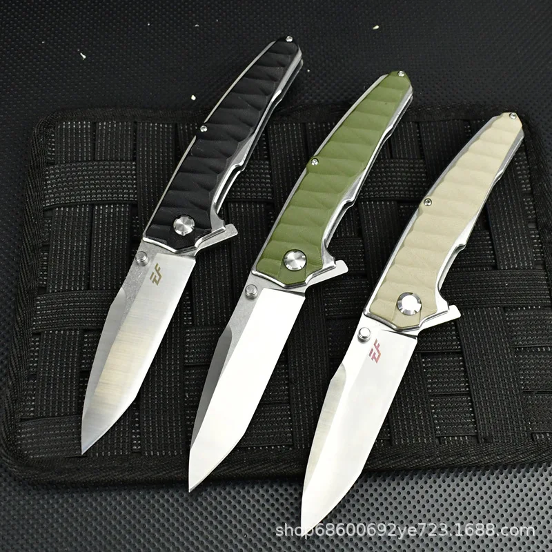 High hardness outdoor folding knife Wilderness survival knife Portable folding knife Portable pocket small knife sharp knife