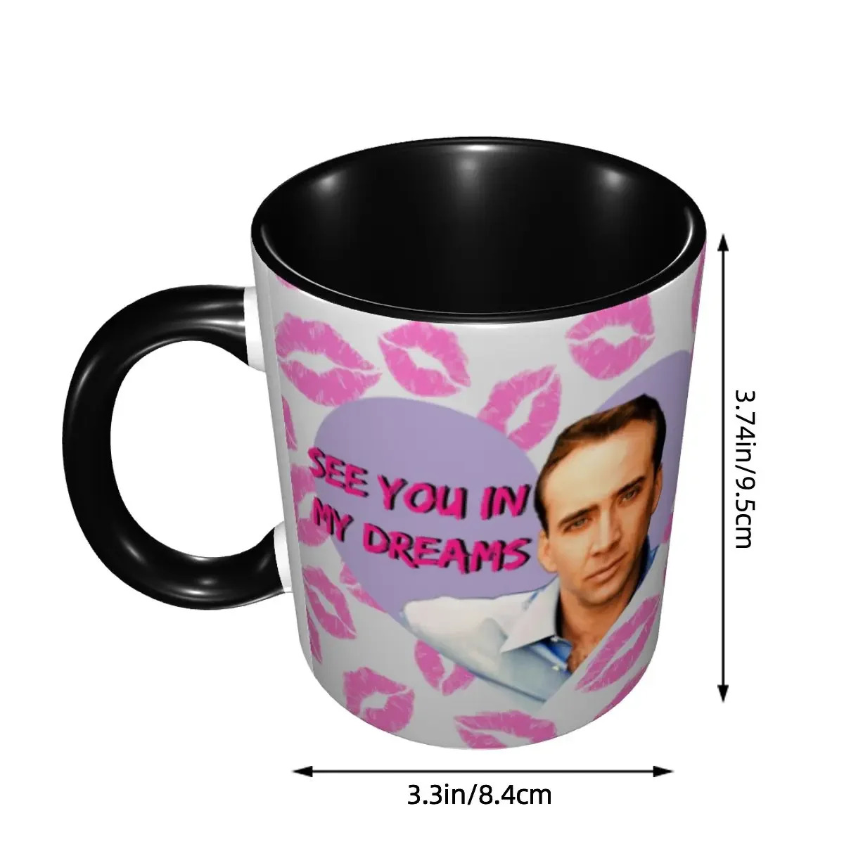 Nicolas Cage Coffee Mugs DIY Personalized Ceramic Tea Milk Mug