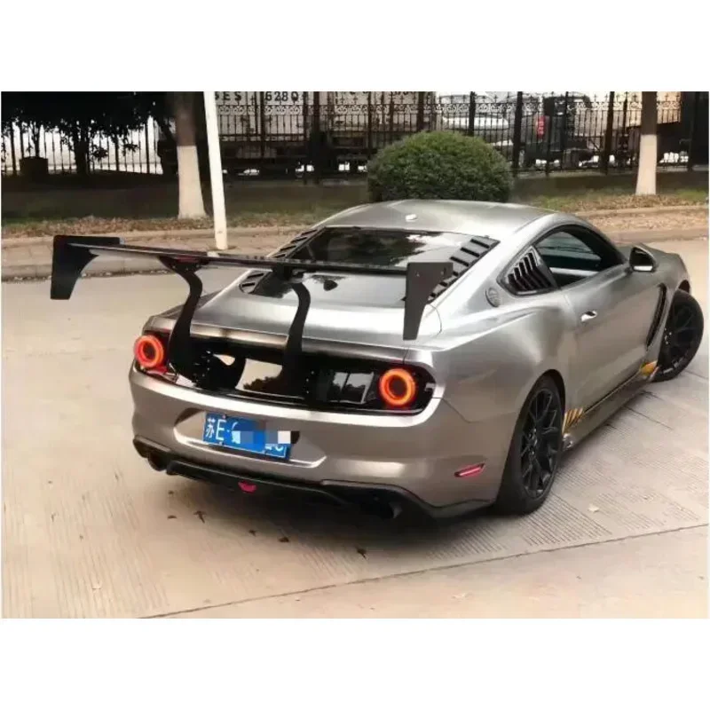 

Для Ford Mustang 2015 2016 2017 2018 2019 2020 2021 2022 2023 Робот из настоящего углеродного волокна и смолы, автомобильный задний спойлер на багажник